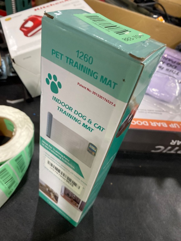 Photo 1 of SEERWAY Scat Pet Shock Mat Indoor, Safe Shock Training Pads for Dogs and Cats, Electric Repellent Mat Keeps Pets Off Couch, Sofa, Counter Top, 3 Training Modes, 60"x12" Rectangular, Battery Operated