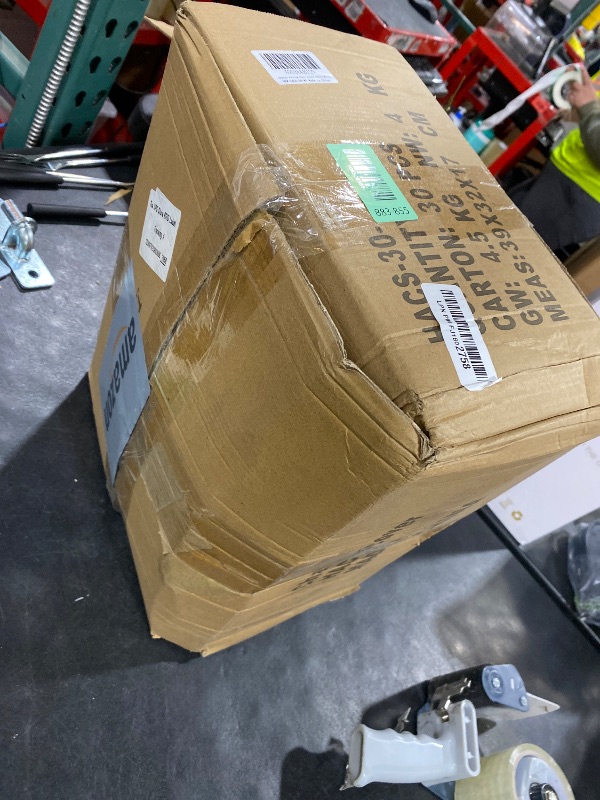 Photo 1 of HAINARverS Stretch Spandex Folding Chair Covers 30PCS Universal Fitted Chair Cover Protector for Wedding,Party, Banquet, Holidays, Celebration, Decoration(White, 30 PCS)