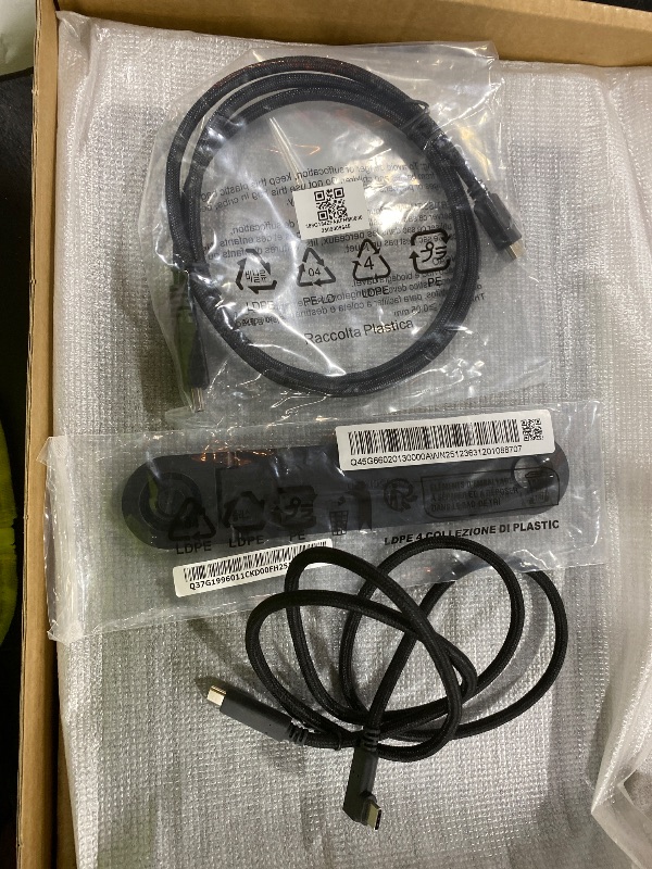 Photo 1 of ASUS ZenScreen 16” Portable USB Monitor (MB169CK) - Full HD, IPS, Dual USB-C, Mini-HDMI, Eye Care, Flicker Free, Blue Light Filter, Anti-Glare Surface, 360° Kickstand, 3 yr
Warranty
No wall adapter included view pictures for chords that are included HdM