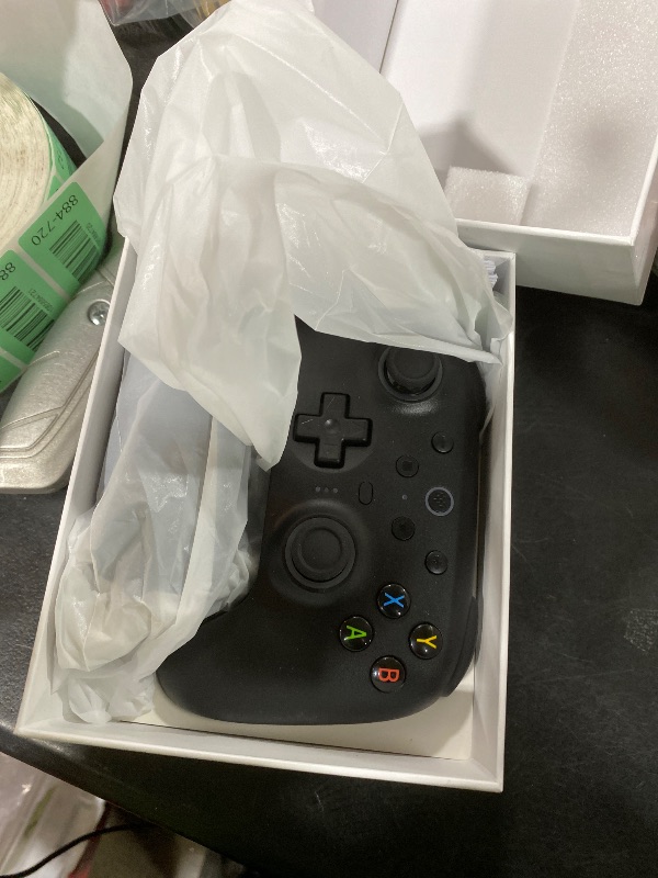 Photo 1 of 8Bitdo Ultimate 2 Wireless Gaming Controller with TMR Joysticks, Switchable Hall Effect/Tactile Triggers, 8Speed Wireless Tech, Charging Dock, RGB Fire Ring for PC & Android - Black