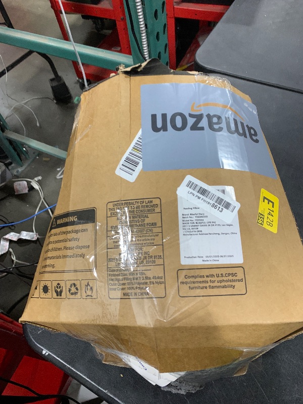 Photo 1 of Blissful Diary Reading Pillow, Backrest Pillow with Shredded Memory Foam for Adult & Children, Designed for Bed and Couch Sitting Up, Includes Arms, Pockets and Washable Cover, Dark Gray