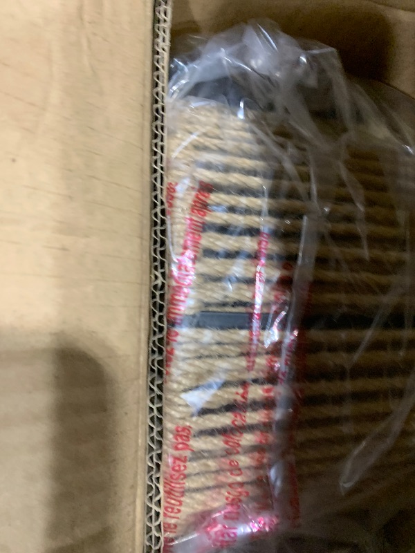 Photo 1 of Lzawvm Rattan Wall Sconce Boho Wall Light Fixture Hand Woven Wall Mounted Lamp for Bedroom, Staircase, Aisle, Porch, Dia 9.7 Inch