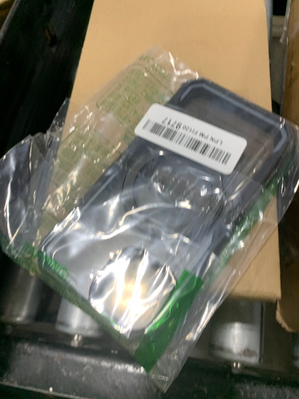 Photo 1 of CENHUFO Privacy Phone Case for iPhone 14 / iPhone 13 [Compatible with Magsafe] Built-in Glass Privacy Screen Protector and Magnetic Ring Stand, Full Body Shockproof Clear Camera Lens Cover -Black