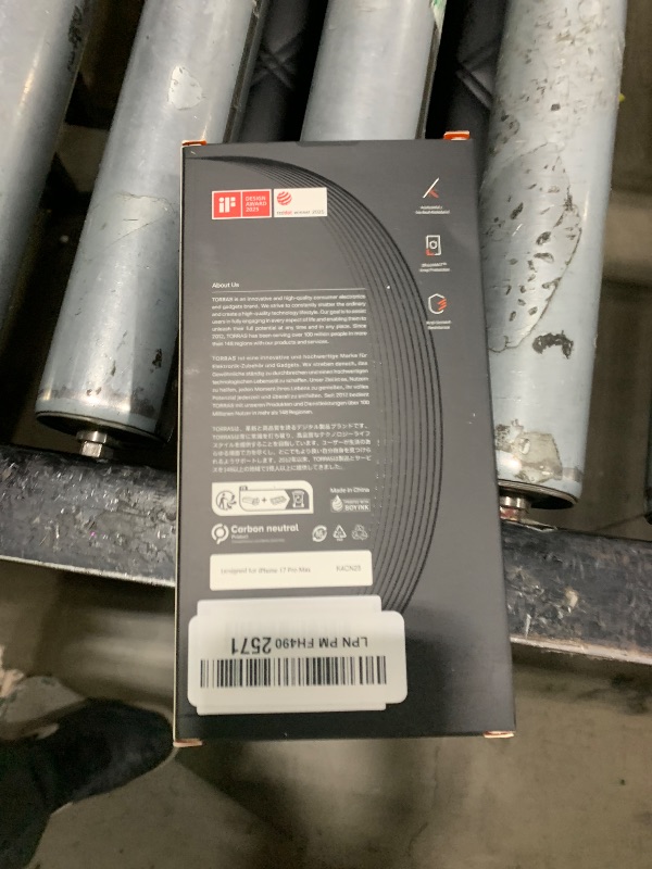 Photo 1 of TORRAS 360 Magnetic Stand for iPhone 17 Pro Max Case, [Fit for MagSafe] [4X Military-Grade Protection] Slim Case for iPhone 17 Pro Max 6.9", Translucent Obsidian Black, Ostand O3 Fitness Series