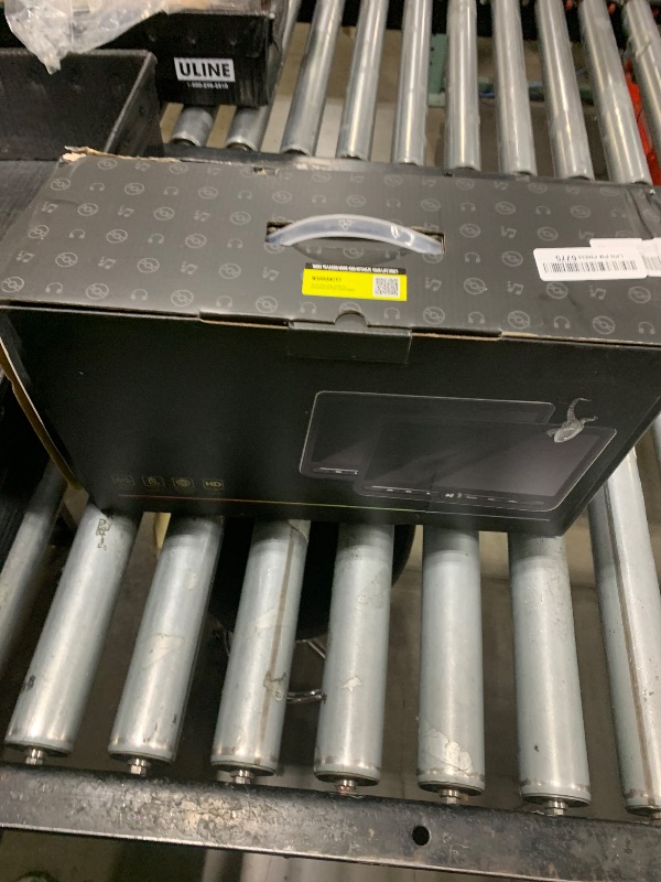 Photo 1 of 10.5" Dual Portable DVD Player, Arafuna Rechargable Car Screen Play A Same or Two Different Movies, Headrest for Car with 5-Hour, Support USB/SD, Last Memory