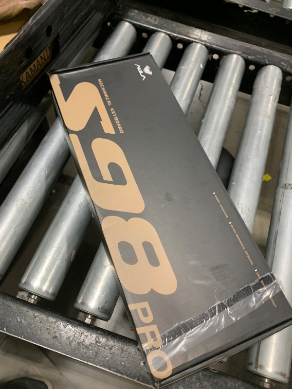 Photo 1 of AULA S98 Pro Wireless Mechanical Keyboard with Screen & Knob,2.4GHz/USB-C/BT5.0 Hot Swappable Creamy Keyboard,Pre-lubed Linear Switches,Side Printed PBT Keycaps,RGB Backlit Gaming Keyboards