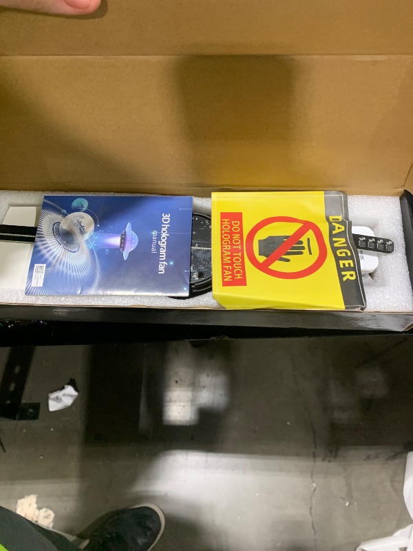 Photo 1 of 3D HologramFan,12.6-Inch Missyou 3D Holographic Projector Holographic Christmas Tree Advertising Display with Remote and Bluetooth ,700 Video Library for Business Store Signs,Bar,Casino,Party