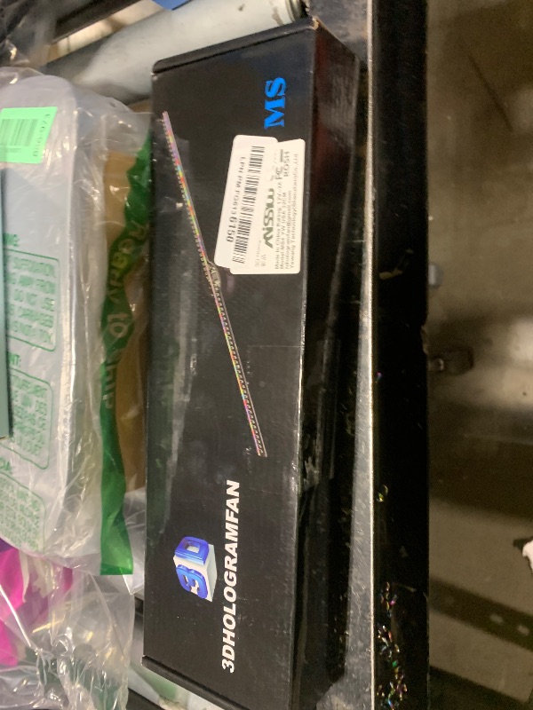 Photo 1 of 3D HologramFan,12.6-Inch Missyou 3D Holographic Projector Holographic Christmas Tree Advertising Display with Remote and Bluetooth ,700 Video Library for Business Store Signs,Bar,Casino,Party