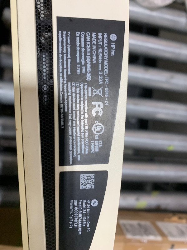 Photo 1 of (PARTS ONLY damaged) ---------------------------misc HP AIO pc