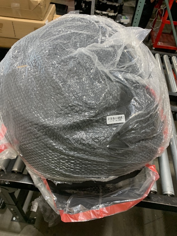 Photo 1 of WSOFRLAC Pouf Ottoman Foot Stools with Foam Small Ottoman for Living Room Corduroy Ottomans Pouf 26x18 Floor Poufs Foot Rest for Chair Black Hassocks and Ottomans