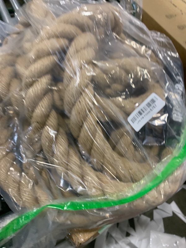 Photo 1 of Perantlb Outdoor Climbing Rope for Fitness and Strength Training, Workout Gym Climbing Rope, 1.5'' in Diameter, Length Available: 10, 15, 20, 25, 30, 50 Feet