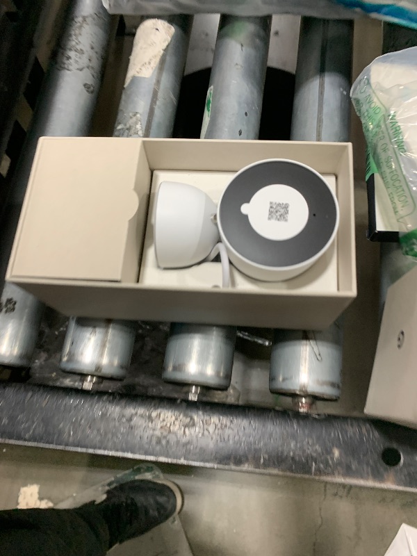 Photo 1 of Google Nest Cam Indoor (Wired, 3rd Gen) - Security Camera with 2K Video and Gemini, Night Vision, 2-Way Audio, Works with Google Home - 2025 Model - Snow