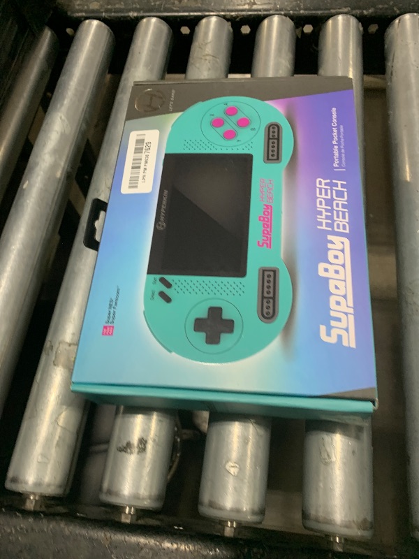 Photo 1 of Hyperkin SupaBoy Portable Pocket Console for SNES/SFC, Gaming console System - Super Nintendo Entertainment System (Super NES) / Super Famicom - (Hyper Beach)