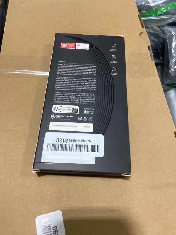 Photo 1 of TORRAS Q3 Spin for iPhone 17 Pro Max Case with 360 Magnetic Stand, Wireless Charging Compatible, Hard PC Case for 17 Pro Max Phone Case with Stand, Translucent Cosmic Orange