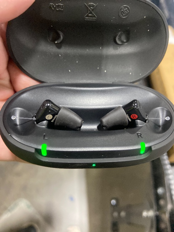 Photo 1 of Sony CRE-C20 Self-Fitting OTC Hearing Aids for Mild to Moderate Hearing Loss, Prescription-Grade Sound Quality, Compact Virtually Invisible Design, Customizable App, and Rechargeable Battery