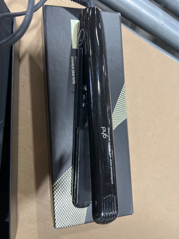 Photo 1 of - BlackPaul Mitchell Style+ 1" Ceramic Flat Iron, Adjustable Heat Settings, for Straightening + Curling