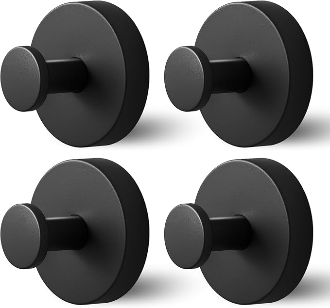 Photo 1 of 1065889108
Shower Hooks for Inside Shower,Suction Cup Hooks for Glass Window,Removable Towel Hooks for Bathrooms,4 Packs(Black)