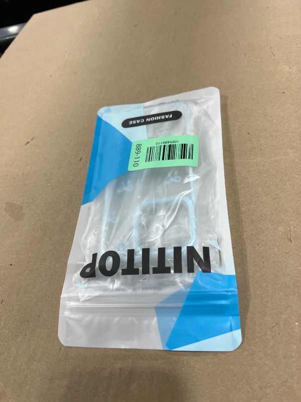 Photo 1 of **USED** NITITOP Compatible with iPhone 15 Pro Case Cute Clear Durable Ribbon Bowknot Pattern for Girls Women Soft TPU Transparent Full Camera Lens Shockproof Protective Phone Cover - Blue