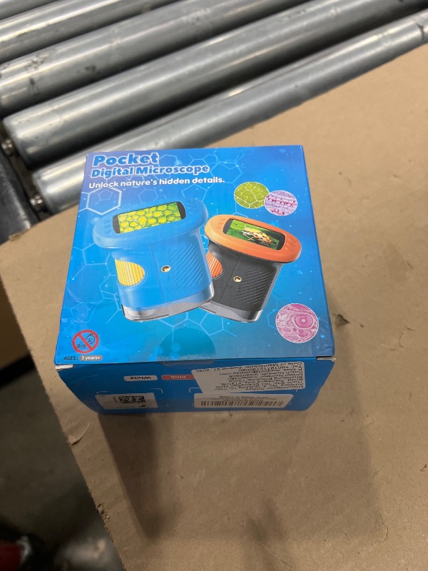 Photo 1 of 1000X Handheld Microscope for Kids, 4K 2.4" Screen Digital Kids Microscopes with 12 Slides, Portable Edu Toys Gifts for Age 3 4 5 6 7 8 9 10 11 12 Year Old Boys Girls Children Students (Purple)