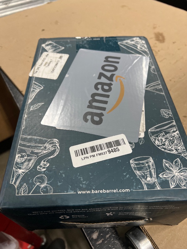 Photo 1 of **INCOMPLETE, DAMAGED** BARE BARREL® Mixology Bartender Kit Bar Set | 16-Piece Cocktail Shaker Set | Martini Barware Mixing Tools for Home Bartending | Incl. 35 Recipe Cards | Gift Set (24oz Cobbler Shaker, Silver/Black)