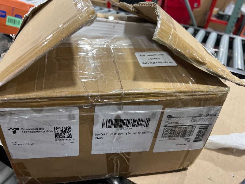 Photo 1 of DamKee Under Desk Elliptical Exercise Machine, Electric Ellipse Leg Exerciser as Seen on TV, 15 Speeds Foot Exerciser While Sitting for Seniors, Portable Seated Pedal Exerciser for Home Office