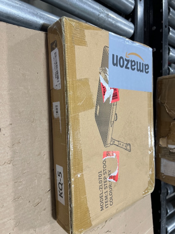 Photo 1 of Jocauto Foldable Step Stool, Adjustable Step Stool with a Non-Slip Platform, Step Ladder with Thick Rubber Feet for Adults or Children in Kitchen, Bedroom, Office, Rv, 330 Lbs Capacity