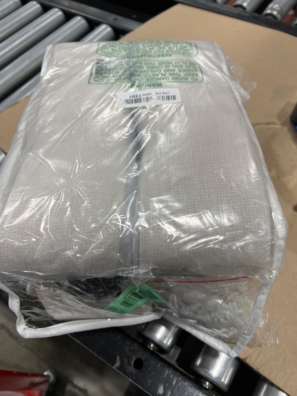 Photo 1 of Pinch Pleated 100% Blackout Linen Curtains 96 Inch Length 2 Panels Pinch Pleat Curtains Black Out Light Blocking Room Darkening Drapes Dual Layer for Bedroom Living Room Window Cream Ivory Natural