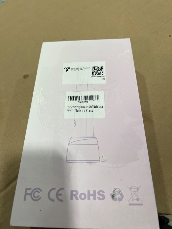 Photo 1 of Sonic Dermaplaning Tool for Women, Rechargeable Face Dermaplane Razor Sonic Edge Technology for Facial Hair, Exfoliating and Peach Fuzz, 10 Refill Blades Purple