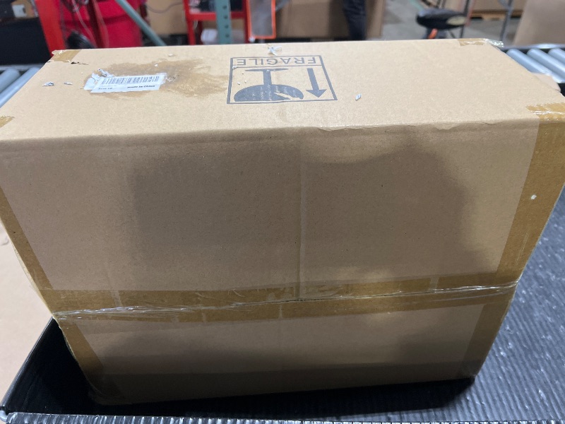 Photo 1 of 
GOTHICO Silver Mirror Crushed Diamond LED Table Lamp, Four Prism Shaped Crystal Diamond Mirrored Base,White Round Linen Shade, 20.7" Height for Living...