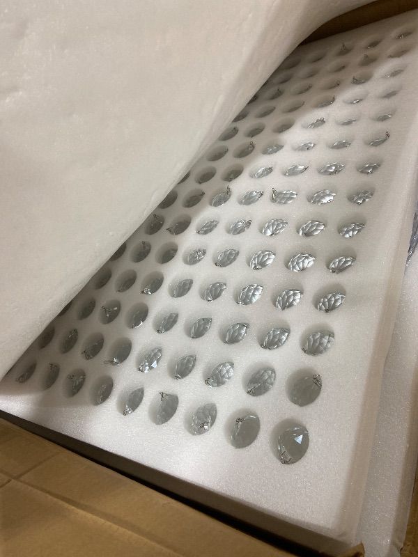 Photo 1 of WECHAET Modern Crystal Staircase Chandelier, Foyer Large Chandeliers for High Ceilings Entryway Hallway Entrance Living Room, Foyer Lighting Fixtures, D31.5'' x H94.5''