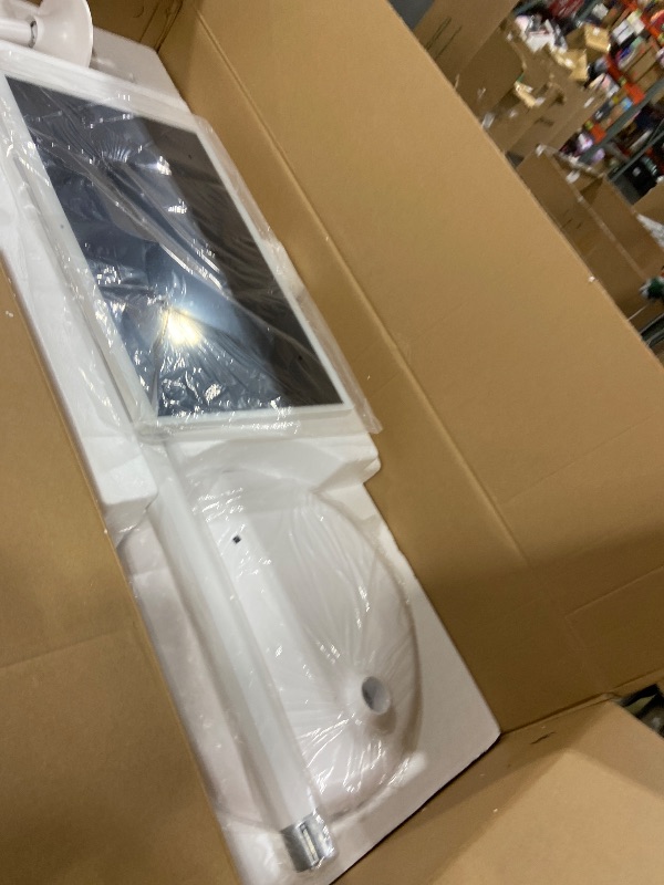 Photo 1 of QIXZOCV MWE 24 Inch Portable TV on Wheels, Smart Rolling TV with Adjustable Stand, Android OS, USB/HDMI/Type-C Port, All-in-One Entertainment Center