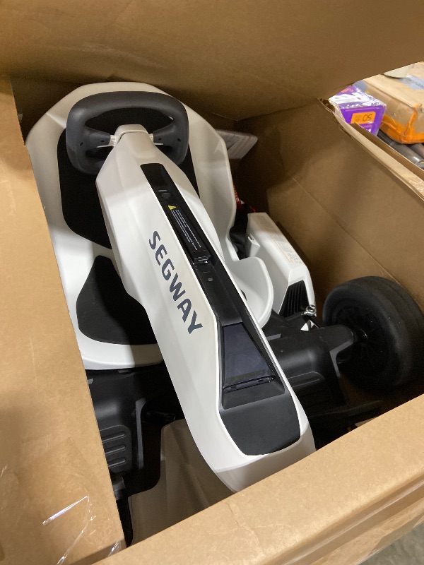 Photo 1 of Segway Gokart Kit2 - Immersive Electric Go-Kart Racing Experience with 360 Haptic Feedback, Auto-Centering Steering, Adjustable Chassis | Compatible with Ninebot S, S2, and S Max (Sold Separately)