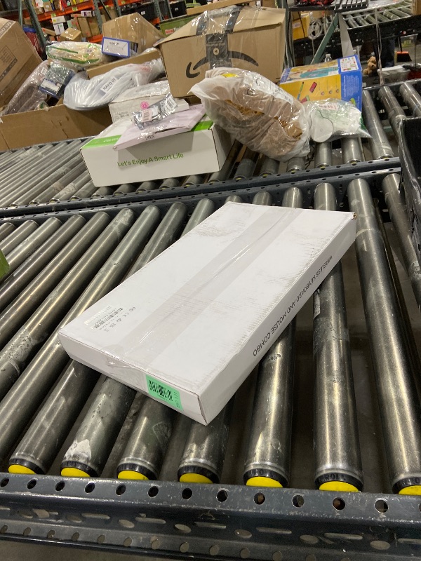 Photo 1 of Wireless Keyboard and Mouse Combo,2.4G Full Size Wave Keys Ergonomic Keyboard with Wrist Rest for Natural Typing, 3 DPI Adjustable Ergonomic Silent Mouse for Computer/Laptop/Windows/Mac (Black)