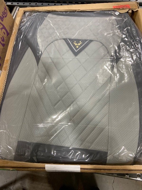 Photo 1 of Car Seat Covers Fit for Acura MDX 2001-2026,Waterproof Wear-Resistant Premium Leather Seat Covers Breathable Seat Protector Coverage Automotive Seats Cushions (Full Set,Gary-Black