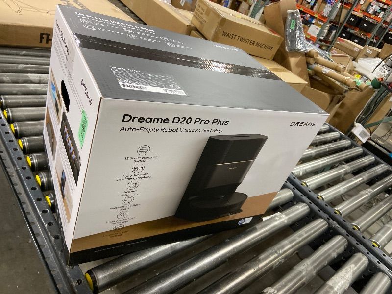 Photo 1 of DREAME X40 Ultra Robotic Vacuum with Removable & Liftable Mop, 12,000Pa Suction, Side Brush Extensive Cleaning, 158°F Mop & Washboard Self Cleaning, Auto-Empty, Auto Refill, liftable Brushes