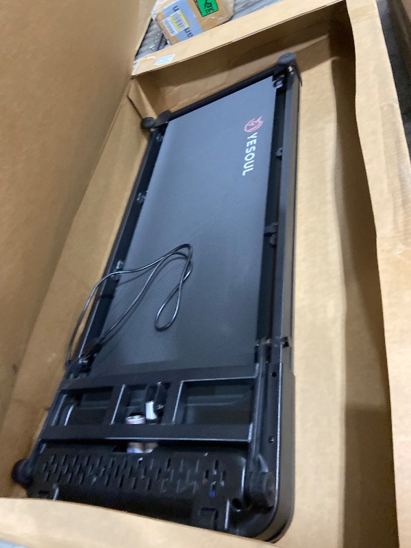 Photo 1 of Yesoul W2 Pro 10% Auto-Incline Smart Walking Pad,Under Desk Treadmill for Home Walking with dynamic lightstrips,300lbs Capacity, Smart App Scenic Routes & Live Classes, Remote & LED Display