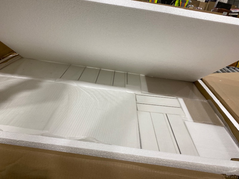 Photo 1 of DWVO Vanity Desk with Mirror and Lights: White Makeup Table with 11 Drawers & Charging Station?, USB/Type-C Ports