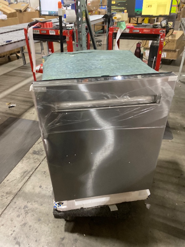 Photo 1 of Sharp SDW6726MS 24-inch Stainless Steel Dishwasher, 47 dB Library Quiet, Third Rack, Power Wash Sprayer, 12 Place Settings,