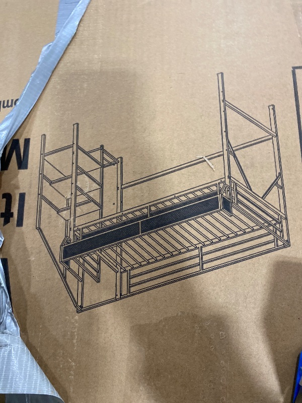 Photo 1 of TWIN METAL LOFT BED WHITE 