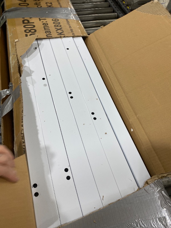 Photo 1 of TWIN METAL LOFT BED WHITE 