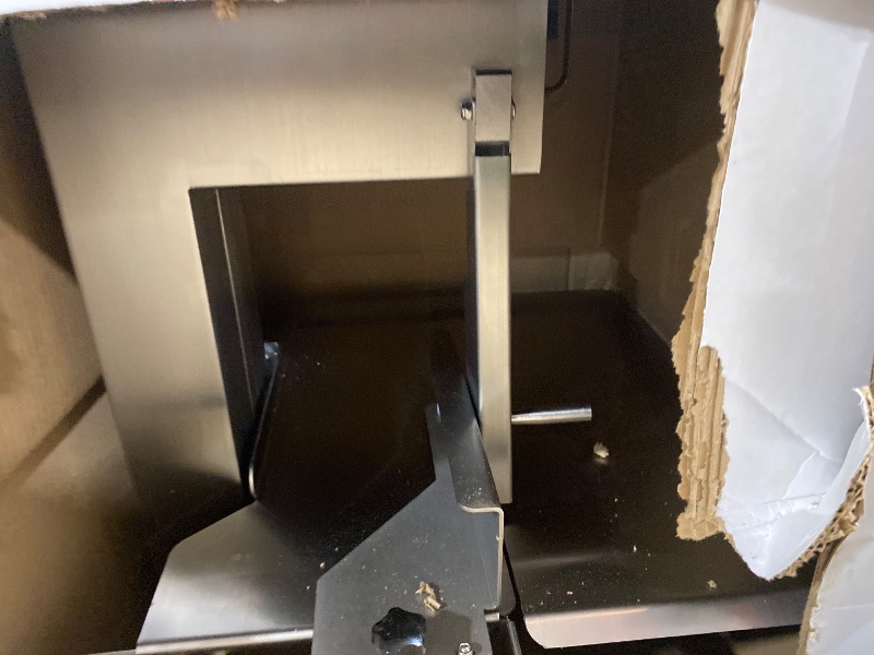 Photo 1 of VEVOR Commercial Electric Meat Bandsaw, 2200W Stainless Steel Countertop Bone Sawing Machine, Workbeach 18.5" x 20.9", 0-7.1 Inch Cutting Thickness, Frozen Meat Cutter with 6 Blades for Rib Pork Beef
