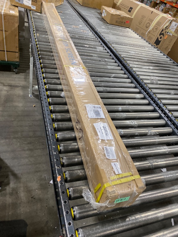 Photo 1 of DINAH 120 Inch Electric Projector Screen with Remote, Automatic Air Indoor Drop Down, Motorized 4K 3D HD Projection for Movies