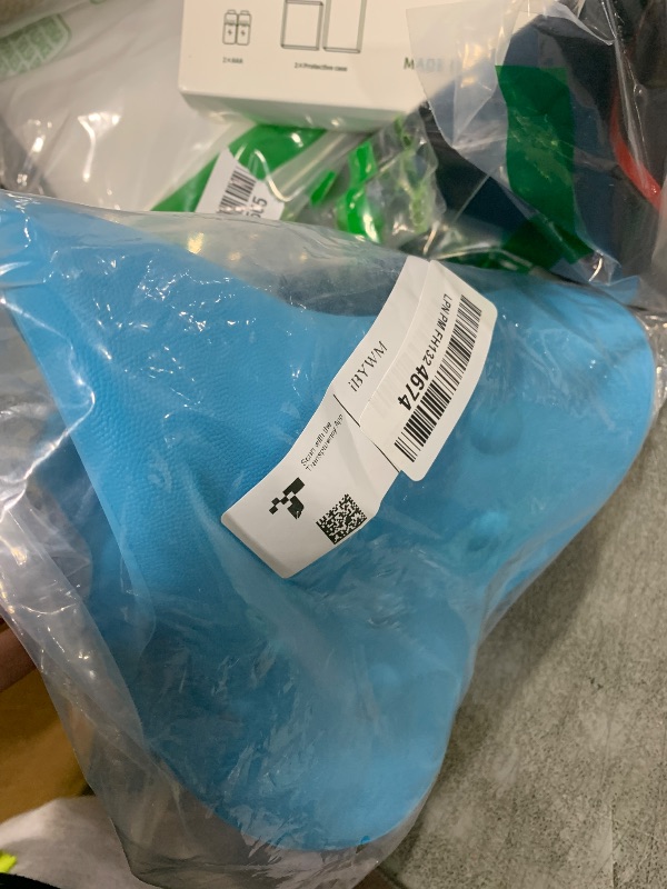 Photo 1 of Neck Stretcher Cervical Traction, Neck and Shoulder Relaxer for Pain Relief, Ergonomic Neck Pillow, Neck Hump Corrector, Cervical Spine Alignment, Neck Curve Corrector (Light Blue)