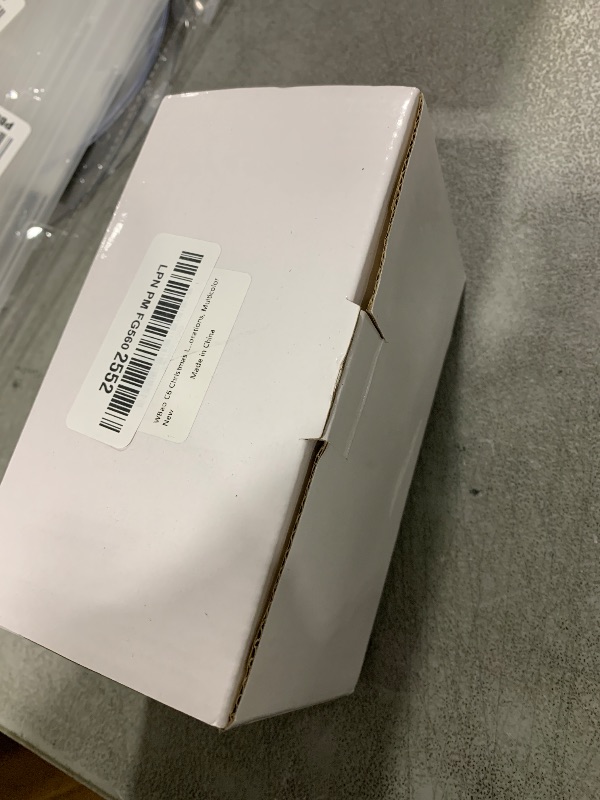 Photo 1 of WBao Battery Operated Christmas Lights, 100 LED 34ft C6 String Lights with 8 Modes, Auto Timer, Waterproof for Indoor Outdoor Christmas Trees, Fence, Garlands, Stairs Xmas Decorations, Multicolor