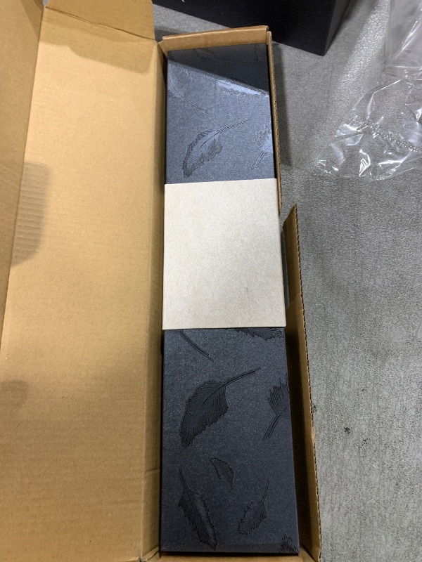 Photo 1 of Japanese Chef Knife, 8 Inch Damascus Kitchen Knife with VG10 Steel Core, Professional Black Forged Kitchen Knives with Ergonomic Handle, Leather Sheath & Luxury Gift Box, Cooking Gifts for Men Women