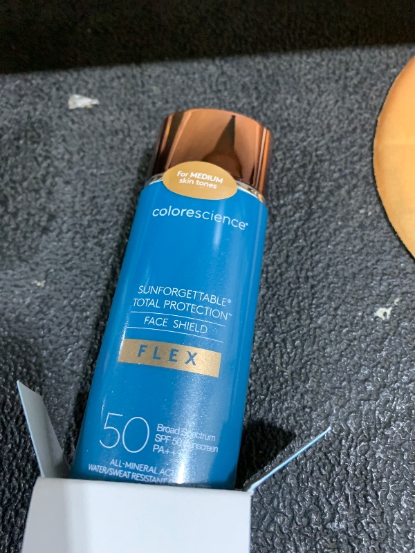 Photo 1 of Colorescience Total Protection Face Shield Flex SPF 50, Zinc Oxide Formula, Medium, 1.8 fl. oz.