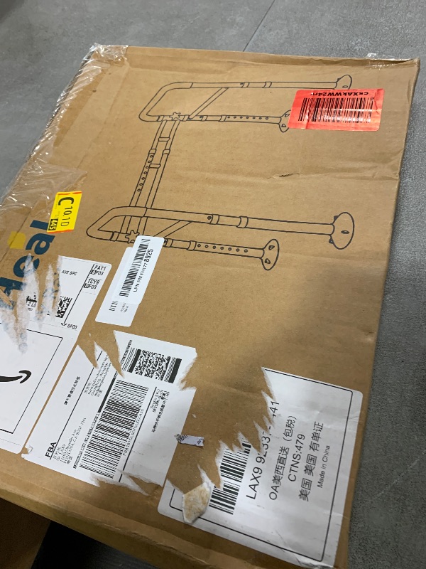 Photo 1 of HolyHeal Toilet Safety Rails for Seniors, Adjustable Height & Width Toilet Rails, 350 lb Toilet Handles for Elderly and Disabled, Foldable Toilet Safety Frame, Toilet Bars Fit Any Toilets