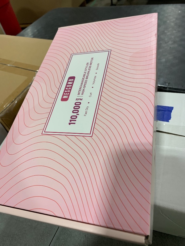 Photo 1 of MESCOMB 5 in 1 Hot Air Styler Wrap - High-Speed Hair Dryer, Volumizing Brush with Auto Curlers, Fast Drying & Frizz-Free Styling Straightening, No Heat Damage, Includes Travel Bag, Gift for Women