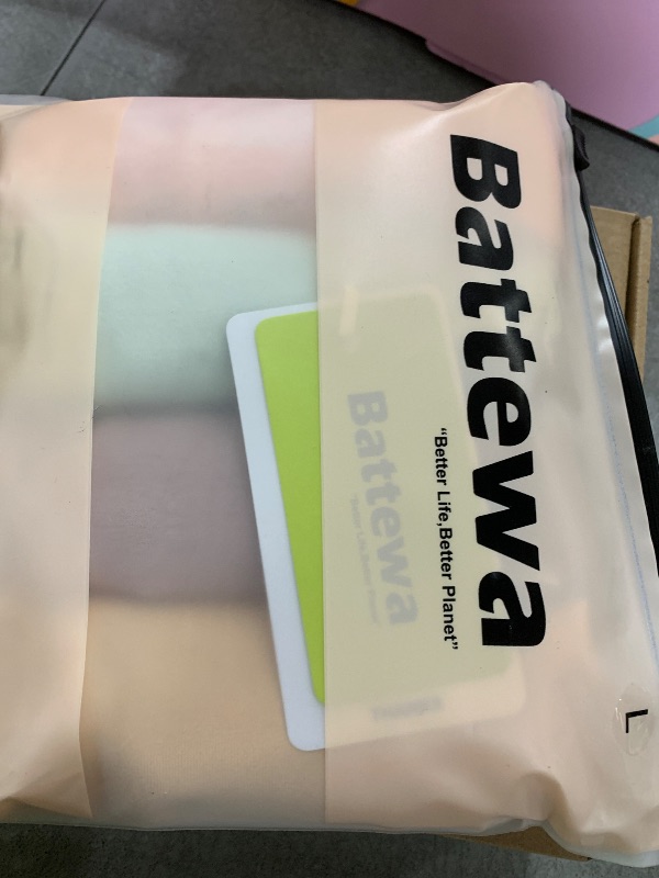 Photo 1 of Battewa Cotton Incontinence Underwear for Women High Waisted Leak Proof Panties Bladder Leak Protective Briefs Adult Pee Proof Assurance Underwear (L 4 Pack)