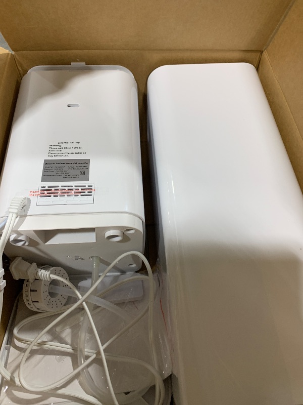 Photo 1 of 2.64Gal Humidifiers for Bedroom Large Room, Warm and Cool Mist up to 500ft², Top Fill Diffuser Ambient Light, 3 Mist Modes, 24H Timer,35dB Quiet Humidifier for Home Office Plant